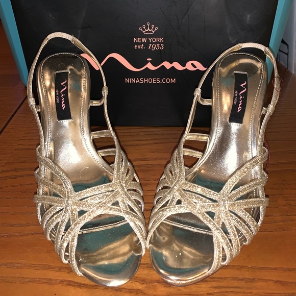 Nina | Shoes | Nina Gold Heels | Poshmark